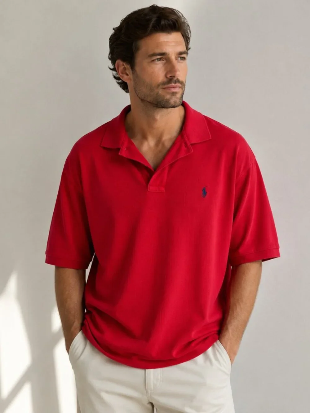 Polo Ralph Lauren Red Golf Shirt Short Sleeve Preppy XL